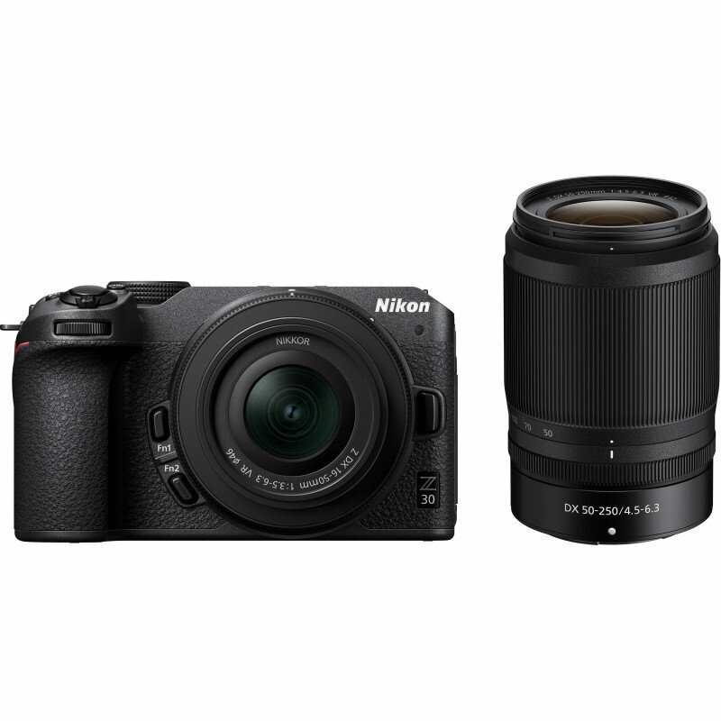 Nikon Z 30 with Z 16-50mm and Z 50-250mm DX Lens цена и информация | Fotoaparaadid | hansapost.ee