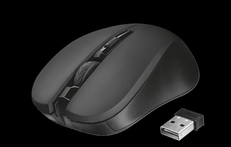 Trust Mydo Silent Click, black - Wireless Optical Mouse цена и информация | Arvutihiired | hansapost.ee