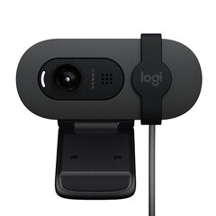 Веб-камера Logitech Brio 100, FHD, графитовая цена и информация | Компьютерные (Веб) камеры | hansapost.ee