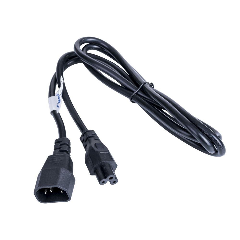 Akyga power cable for notebook AK-NB-09A clover CCA IEC C5 / C14 1.5 m hind ja info | Juhtmed ja kaablid | hansapost.ee