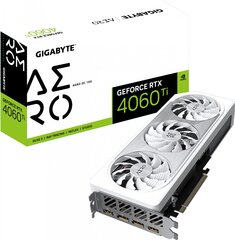 Gigabyte GeForce RTX 4060 Ti AERO OC GV-N406TAERO OC-16GD 1.0 hind ja info | Videokaardid | hansapost.ee