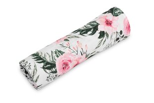 Муслиновая пеленка Sensillo Розы, 120x120 см цена и информация | Пеленальные доски и пеленки | hansapost.ee