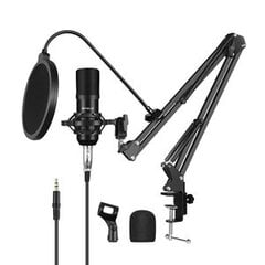Condenser microphone Puluz PU612B Studio Broadcast цена и информация | Микрофоны | hansapost.ee