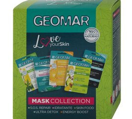 Набор масок для лица Geomar Love Your Skin, 5 штук цена и информация | Маски для лица, патчи для глаз | hansapost.ee