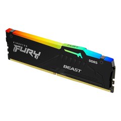 Модуль памяти Kingston Technology FURY Beast RGB 32 ГБ 1 x 32 ГБ DDR5 5200 МГц цена и информация | Объём памяти (RAM) | hansapost.ee