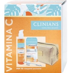 Kosmeetikakomplekt Clinians Vitamin C: näopuhastusgeel, 150 ml + seerum, 30 ml + kosmeetikakott hind ja info | Näokreemid | hansapost.ee