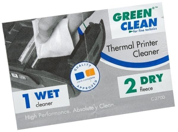 Green Clean termoprinteri puhastuslapid C-2700 цена и информация | Puhastustarvikud | hansapost.ee