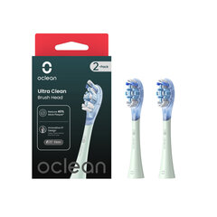 Oclean Ultra Clean Brush Head 2-PK UC01 G02 Green цена и информация | Электрические зубные щетки | hansapost.ee