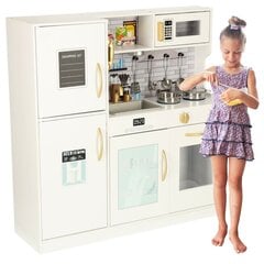 Деревянная кухня, белая цена и информация | Игрушки для девочек | hansapost.ee