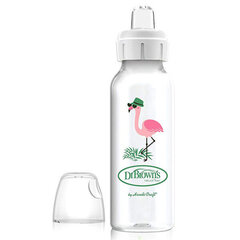 Бутылочка для кормления Dr. Brown's Flamingo SB81094, 6+ мес., 250 мл цена и информация | Dr. Brown's Товары для детей и младенцев | hansapost.ee