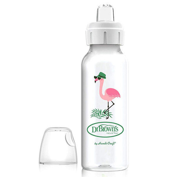 Lutipudel Dr. Brown's Flamingo SB81094, 6+ kuud, 250 ml hind ja info | Lutipudelid ja tarvikud | hansapost.ee