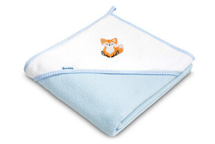 Махровое полотенце Sensillo Fox Blue, 100х100 см цена и информация | Maudynių prekės | hansapost.ee