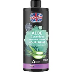 Šampoon Ronney_Aloe Ceramides Professional Shampoo Nourishing, 1000 ml цена и информация | Шампуни | hansapost.ee