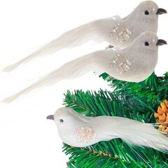 Рождественское украшение Птицы CA1043, 5х8 см цена и информация | Декорации | hansapost.ee