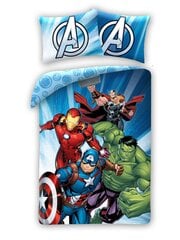 Laste voodipesukomplekt Avengers, 140x200, 2 osa hind ja info | Laste voodipesu | hansapost.ee