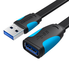 Vention Flat USB 3.0, 1m цена и информация | Кабели и провода | hansapost.ee