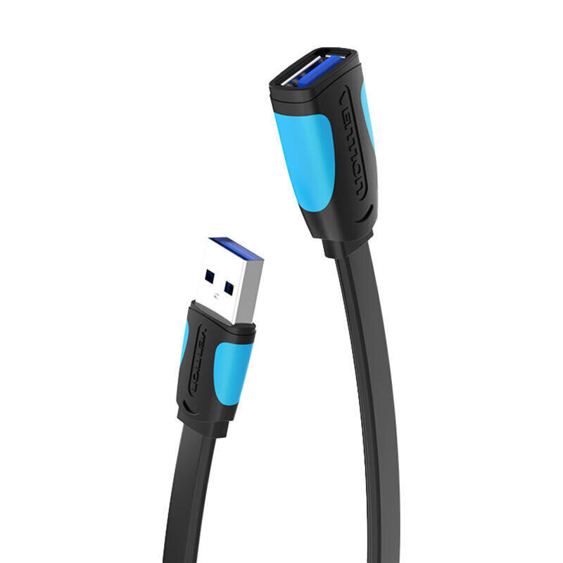 Vention Flat USB 3.0, 1m цена и информация | Juhtmed ja kaablid | hansapost.ee