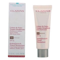 Niisutav näokreem tooniga Clarins Hydraquench 06 Bronze, 50 ml цена и информация | Кремы для лица | hansapost.ee