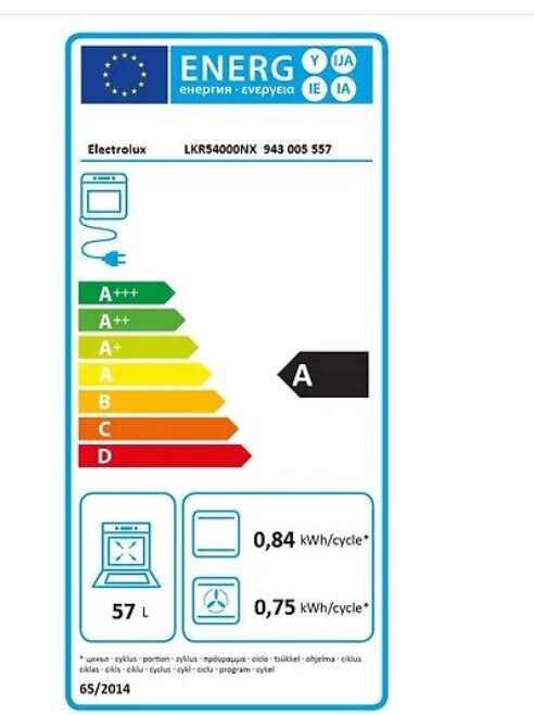 Electrolux LKR54000NX цена и информация | Elektripliidid | hansapost.ee