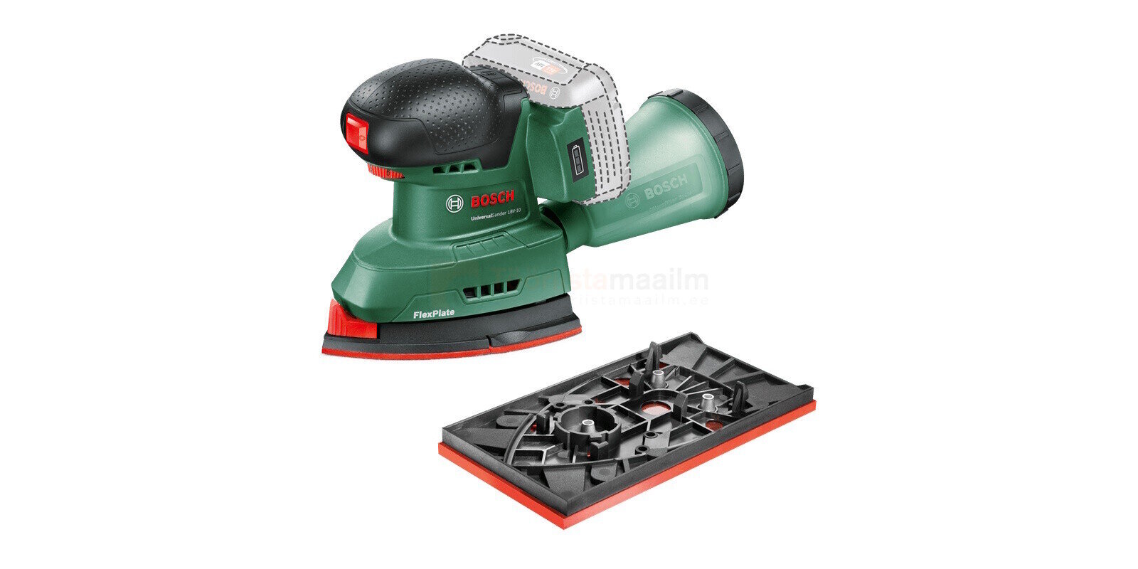 Akuuniversaallihvija Bosch UniversalSander 18V-10 - ilma aku ja laadijata цена и информация | Lihvmasinad | hansapost.ee