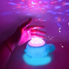 Lamp - projektor muusikaga MesMed Turtle Light Lamp MM001 hind ja info | Lastetoa valgustid | hansapost.ee
