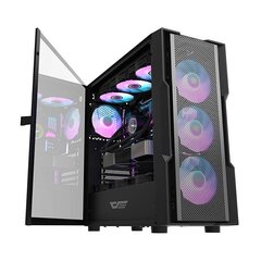 Darkflash DK431 Mesh Computer case (Black) hind ja info | Arvutikorpused | hansapost.ee