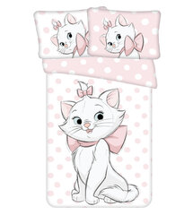 Disney Marie cat Dots Laste voodipesukomplekt 100x135 cm, 40x60 cm hind ja info | Laste voodipesu | hansapost.ee