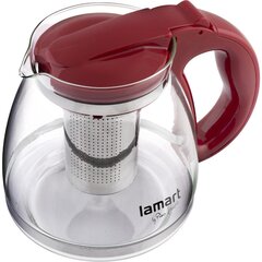 Lamart klaasist teekann Red Verre, 1,5 L цена и информация | Чайники, кофейники | hansapost.ee