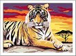 Värvimiskomplekt Ravensburger Tiger цена и информация | Maalimiskomplektid numbrite järgi | hansapost.ee