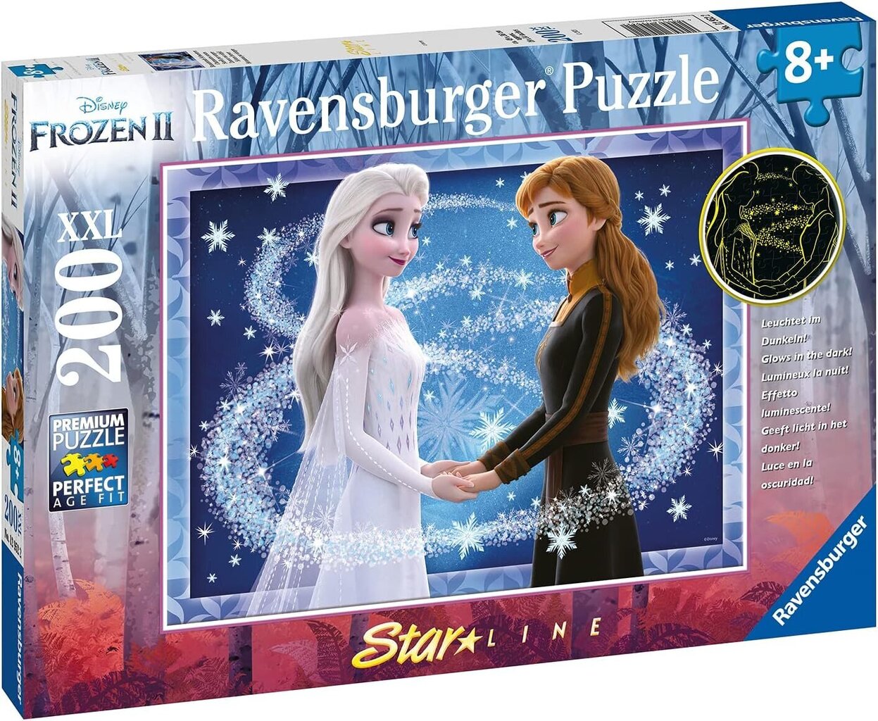 Pusle Ravensburger Frozen Sisters forever, 200 tk цена и информация | Pusled lastele ja täiskasvanutele | hansapost.ee