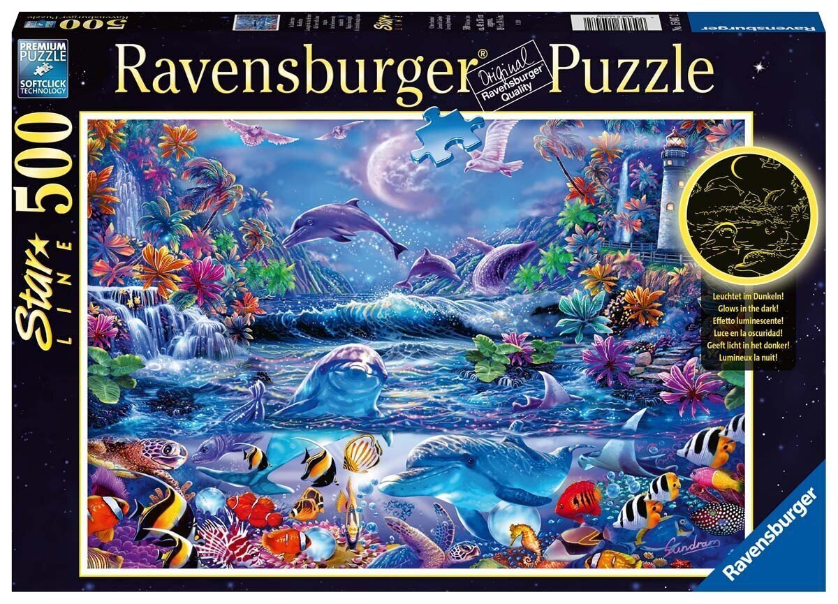 Pusle Ravensburger Moonlight, 15047, 500 tk цена и информация | Pusled lastele ja täiskasvanutele | hansapost.ee