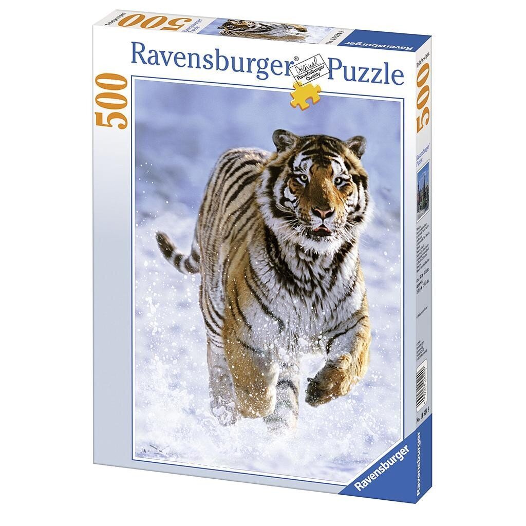 Pusle Ravensburger tiiger, 500 tk цена и информация | Pusled lastele ja täiskasvanutele | hansapost.ee