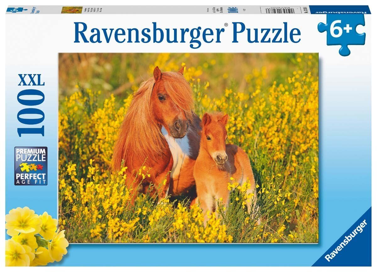 Pusle Ravensburger ponidega Shetland Pony, 13283, 100 tk цена и информация | Pusled lastele ja täiskasvanutele | hansapost.ee