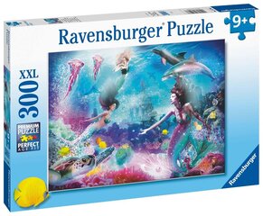 Pusle Ravensburger Mermaids 13296, 300 tk hind ja info | Pusled lastele ja täiskasvanutele | hansapost.ee