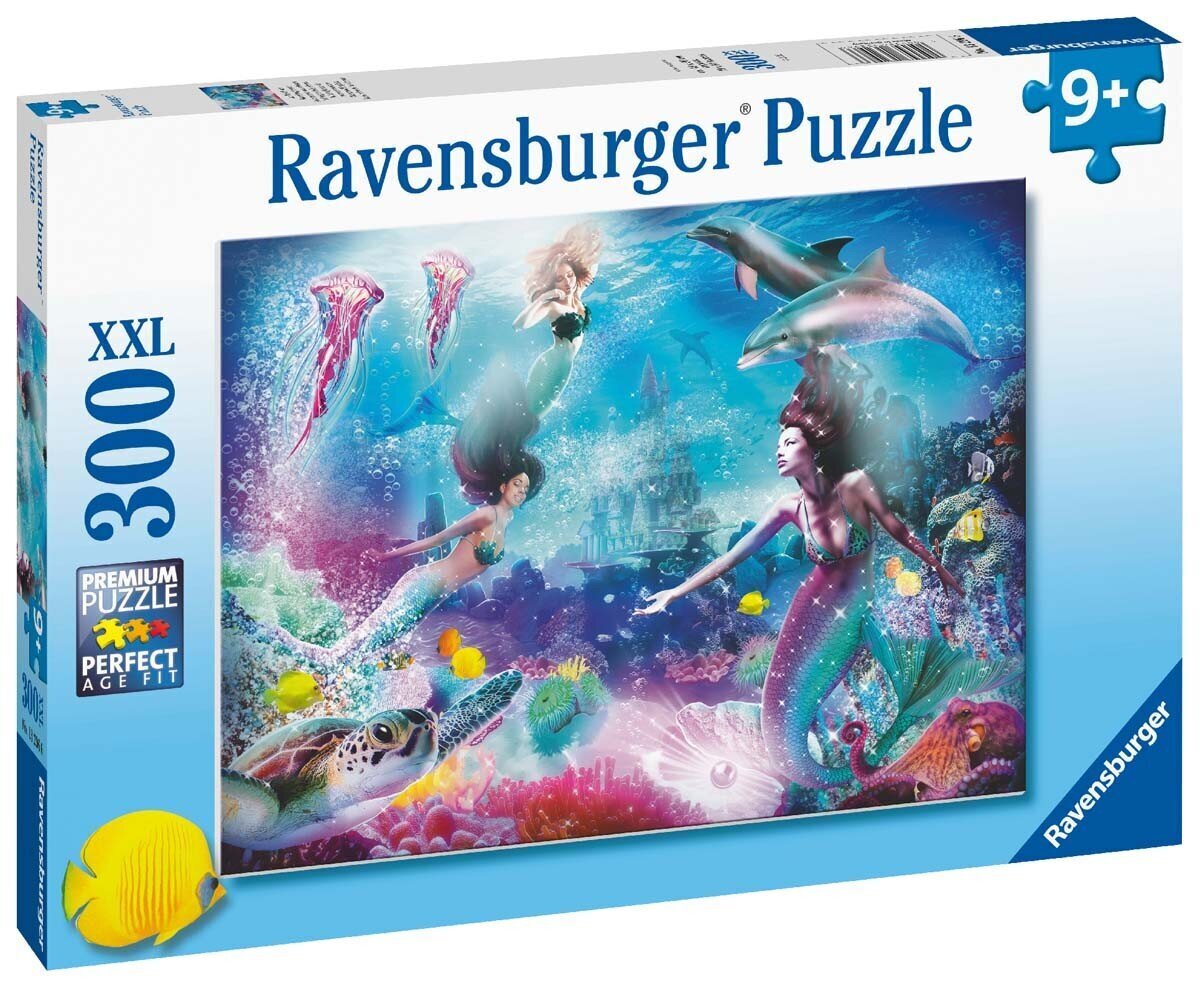 Pusle Ravensburger Mermaids 13296, 300 tk цена и информация | Pusled lastele ja täiskasvanutele | hansapost.ee