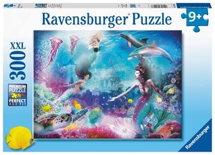 Pusle Ravensburger Mermaids 13296, 300 tk hind ja info | Pusled lastele ja täiskasvanutele | hansapost.ee