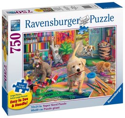 Пазл Ravensburger с животными Уважаемые мастера, 16801, 750 д. цена и информация | Пазлы | hansapost.ee