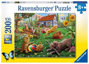 Pusle Ravensburger loomadega, 12828, 200 tk hind ja info | Pusled lastele ja täiskasvanutele | hansapost.ee