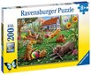 Pusle Ravensburger loomadega, 12828, 200 tk цена и информация | Pusled lastele ja täiskasvanutele | hansapost.ee