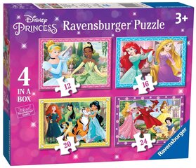 Пазл Ravensburger Disney Princes, 16/12/20/24 цена и информация | Пазлы | hansapost.ee