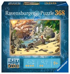 Pusle Ravensburger Exitkids Pirate Adventure, 12954, 368 tk hind ja info | Pusled lastele ja täiskasvanutele | hansapost.ee