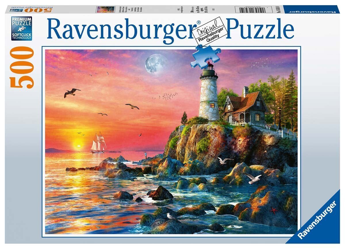 Pusle Ravensburger majakas 16581, 500 tk цена и информация | Pusled lastele ja täiskasvanutele | hansapost.ee