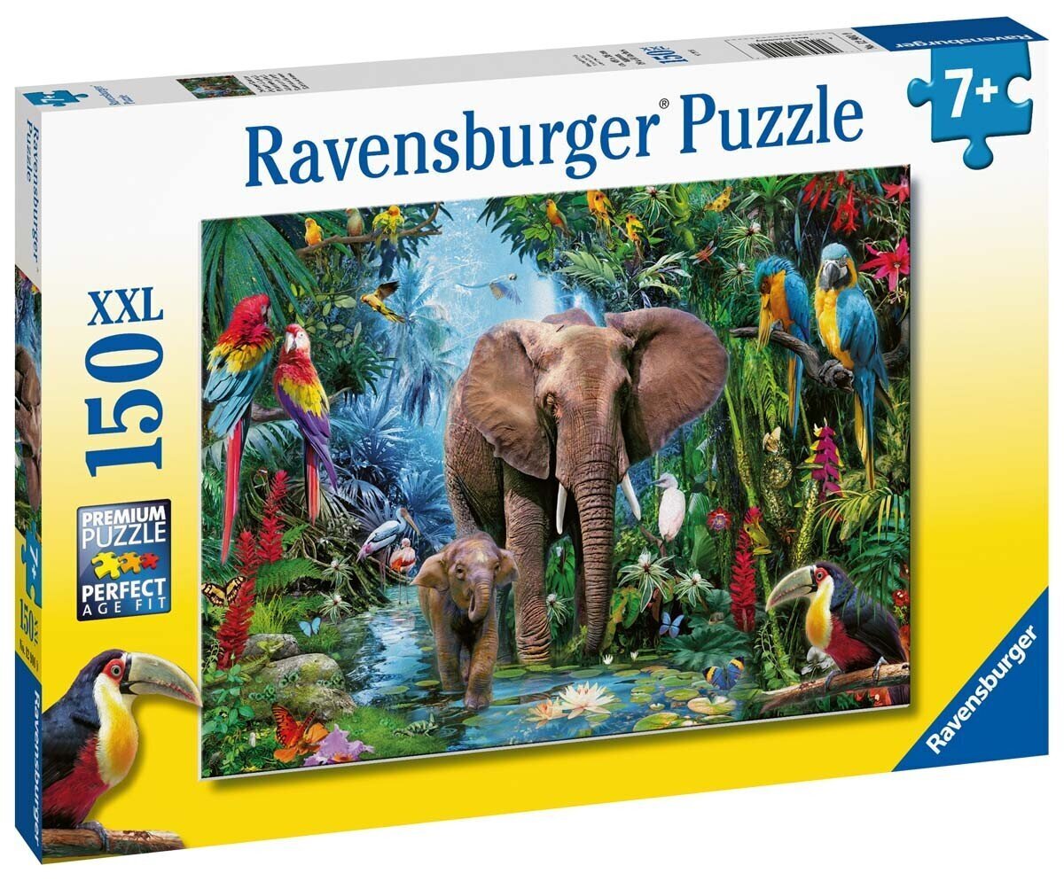 Pusle Ravensburger elevantidega Oasis, 12901, 150 tk hind ja info | Pusled lastele ja täiskasvanutele | hansapost.ee