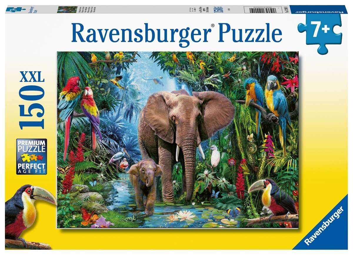 Pusle Ravensburger elevantidega Oasis, 12901, 150 tk цена и информация | Pusled lastele ja täiskasvanutele | hansapost.ee