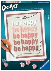 Maal numbrite järgi Ravensburger Be Happy, 24 x 30 cm hind ja info | Maalimiskomplektid numbrite järgi | hansapost.ee