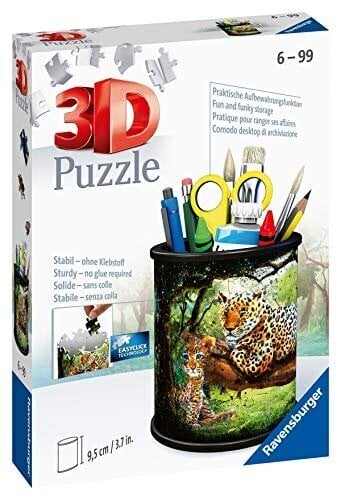 3D pusle Wildlife tööriistakast Ravensburger, 54 osa. 11263 hind ja info | Mänguasjad poistele | hansapost.ee