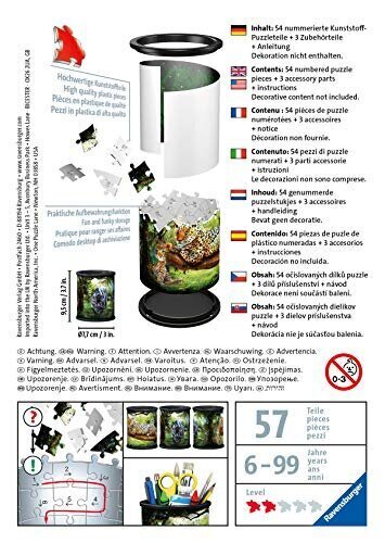 3D pusle Wildlife tööriistakast Ravensburger, 54 osa. 11263 hind ja info | Mänguasjad poistele | hansapost.ee