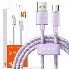 Кабель USB-C, мощный, сверхскоростной, Mcdodo, 100 Вт, 1,2 М, фиолетовый цена и информация | Кабели для телефонов | hansapost.ee