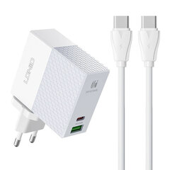 LDNIO Сетевое зарядное устройство LDNIO A2620C USB, USB-C 65 Вт + USB-C — кабель USB-C цена и информация | Зарядные устройства для телефонов | hansapost.ee