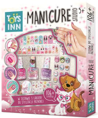 Laste küünedisaini komplekt Manicure Studio ToysInn, 106 tk hind ja info | Mänguasjad tüdrukutele | hansapost.ee